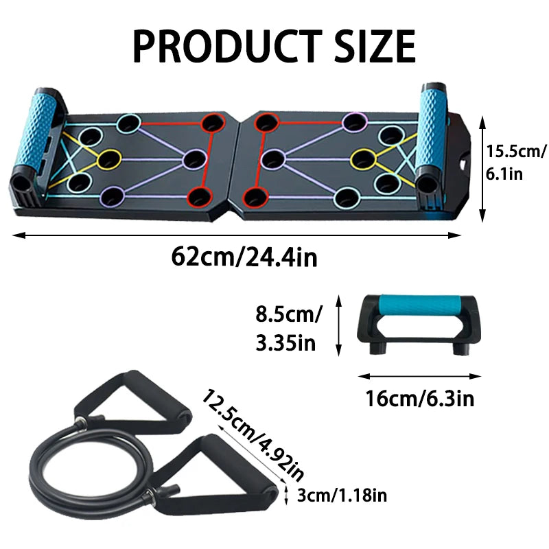 Folding Push-up Board Support Muscle Exercise Multifunctional Table Portable Fitness Equipment Abdominal Enhancement Support